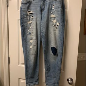 Lane Bryant distressed jeans
